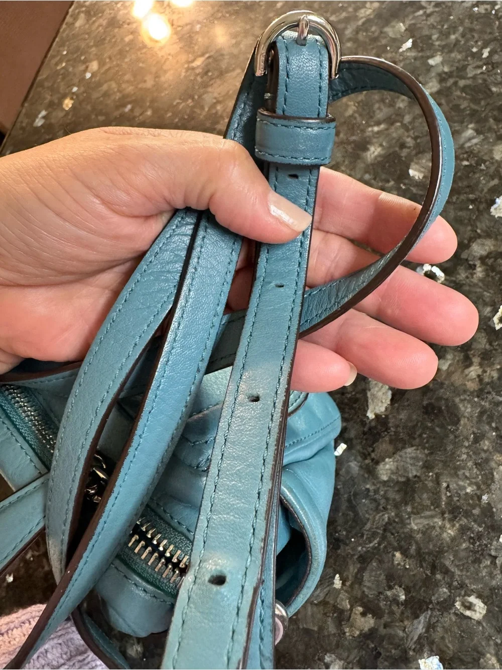 Coach Campbell Crossbody with Buckle Accent